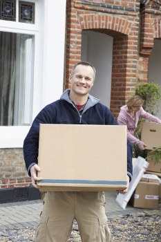 Furniture pick-up service removing a sofa in Ruislip