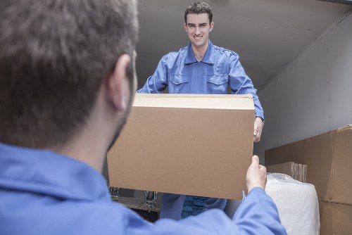 Moving van outside a residential property in Ruislip