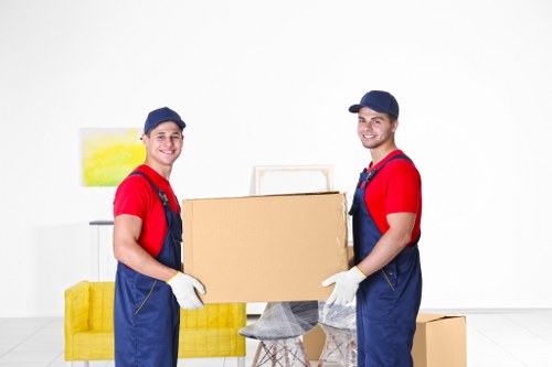Moving home planning in Ruislip with boxes and checklist