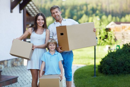 A local removals team preparing a home move in Ruislip