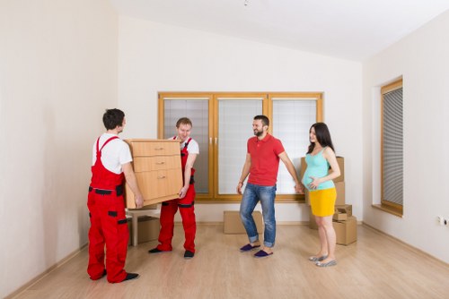 Careful furniture protection during a flat move in Ruislip