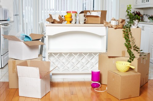 Furniture transport and loading support for a Ruislip property