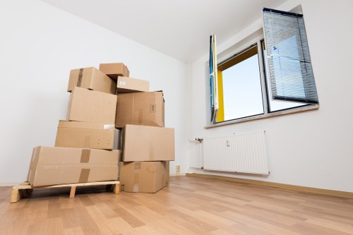 Customer booking and scheduling a removals service