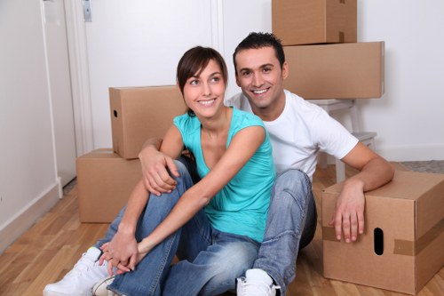 Moving day furniture loading for a Ruislip house relocation