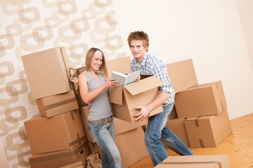 Moving van prepared for a local house move in Ruislip