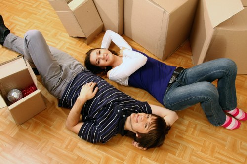 Safe and organised office removals in Ruislip with furniture and boxes